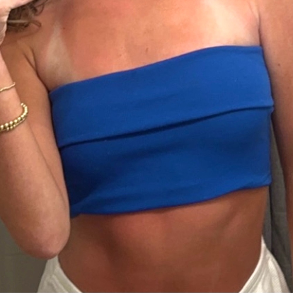 Blue Tube Top